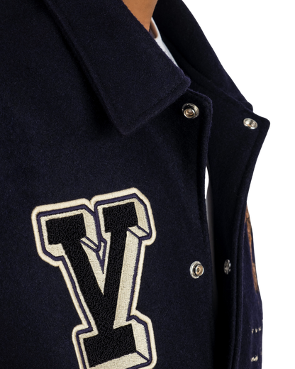 Victorie Letterman Bomber Jacket